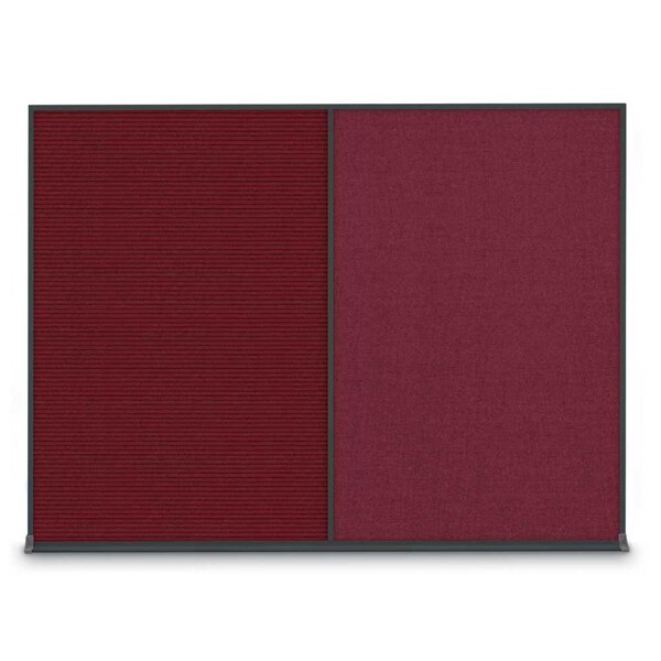 Double Door Radius Plus Corkboard, 48"X